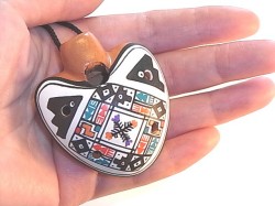 ハートのオカリナペンダント