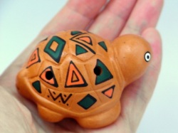 カメのオカリナ<ペルー直輸入/フェアトレード商品>販売(通販