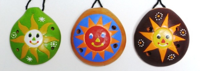 子供に人気!太陽のオカリナペンダント<フェアトレード商品>販売